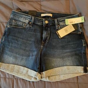 Mavi jake distressed jean shorts